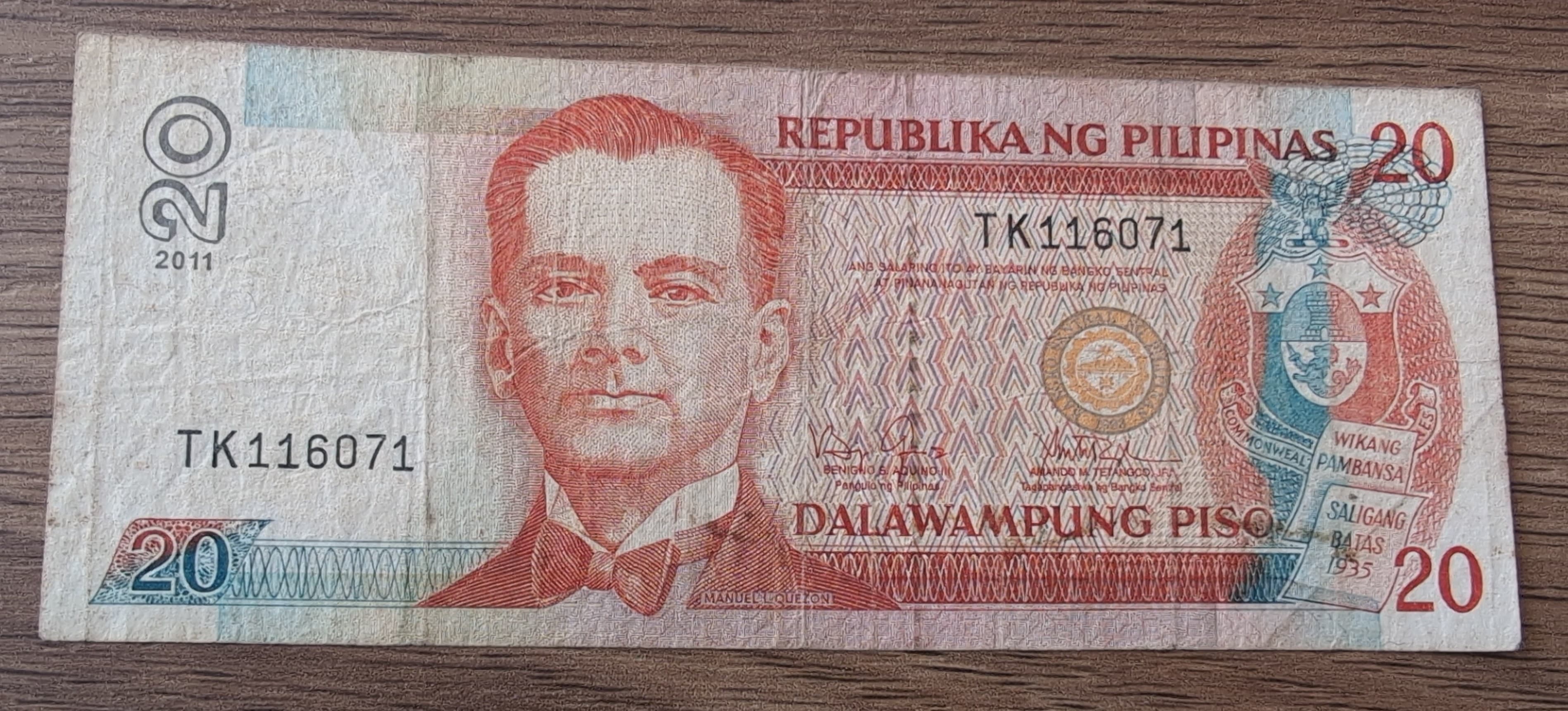Billet Philippines 20 Piso 2011